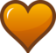 Orange Heart Icon