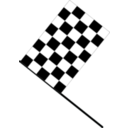 download Checkered Flag clipart image with 180 hue color