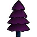 download Tree clipart image with 180 hue color