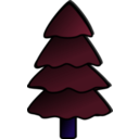 download Tree clipart image with 225 hue color