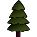 download Tree clipart image with 315 hue color