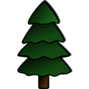 download Tree clipart image with 0 hue color