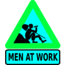 download Men At Work clipart image with 135 hue color