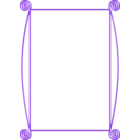 download Golden Spiral Frame clipart image with 225 hue color