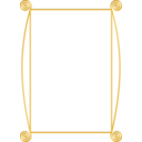 download Golden Spiral Frame clipart image with 0 hue color