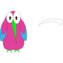 download Big Nose Bird clipart image with 135 hue color