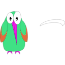 download Big Nose Bird clipart image with 315 hue color