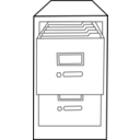 download Classeur Ouvert Open File Cabinet clipart image with 45 hue color