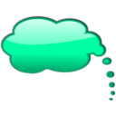 download Speach Bubble clipart image with 135 hue color