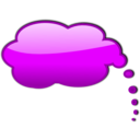 download Speach Bubble clipart image with 270 hue color