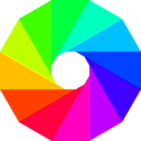 download Half Regular Triangle Dodecagon clipart image with 135 hue color