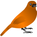 download Bird clipart image with 270 hue color