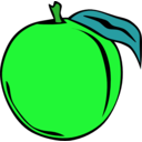 download Simple Fruit Peach clipart image with 90 hue color