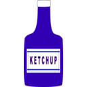 download Ketchup Bottle clipart image with 270 hue color