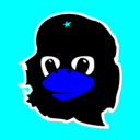 download Tux Che By Nano clipart image with 180 hue color