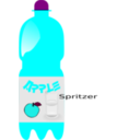 download Apple Spritzer Bottle clipart image with 180 hue color