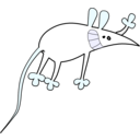 download Mouse clipart image with 180 hue color