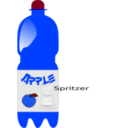download Apple Spritzer Bottle clipart image with 225 hue color