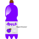 download Apple Spritzer Bottle clipart image with 270 hue color