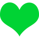 download Heart clipart image with 135 hue color