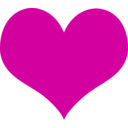 download Heart clipart image with 315 hue color