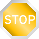 download Stop Sign clipart image with 45 hue color