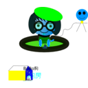 download  clipart image with 180 hue color