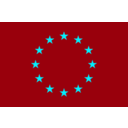 download Euflag clipart image with 135 hue color