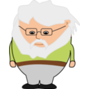 download Old Man 1 clipart image with 0 hue color