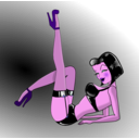 download Pinup clipart image with 270 hue color
