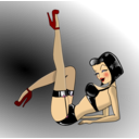 download Pinup clipart image with 0 hue color