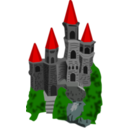 download Castle Color clipart image with 0 hue color