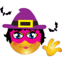 download Witch Smiley Emoticon clipart image with 0 hue color