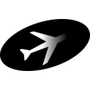 download Plane Icon clipart image with 45 hue color