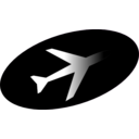 download Plane Icon clipart image with 90 hue color