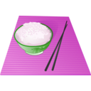 download Pot With Rice clipart image with 270 hue color
