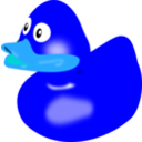 download Bath Duck clipart image with 180 hue color