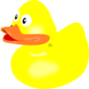download Bath Duck clipart image with 0 hue color