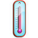 download Thermometer clipart image with 315 hue color
