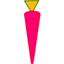 download Carrot clipart image with 315 hue color