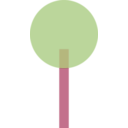 download Tree clipart image with 315 hue color