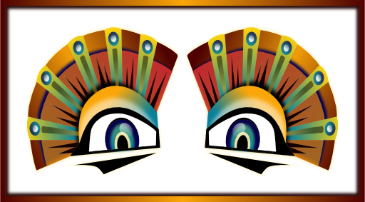 Colorful Sphinx Eyes