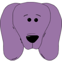 download Dog Face 4 clipart image with 270 hue color