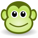 download Funny Monkey Face clipart image with 45 hue color