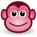 download Funny Monkey Face clipart image with 315 hue color