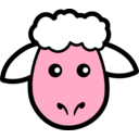 download Sheep Icon clipart image with 315 hue color