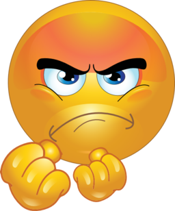 Angry Smiley Emoticon