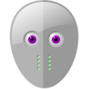 download Hockey Mask And Eyes clipart image with 90 hue color