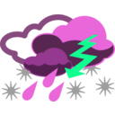 download Inclement Weather clipart image with 90 hue color