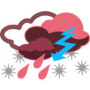 download Inclement Weather clipart image with 135 hue color